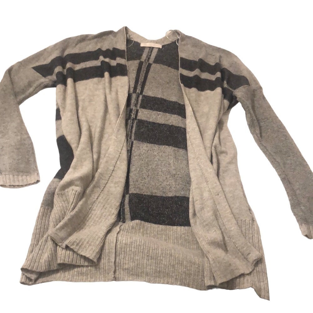 Stella Skye Wool and Angora Blend Longline Cardigan Size Small